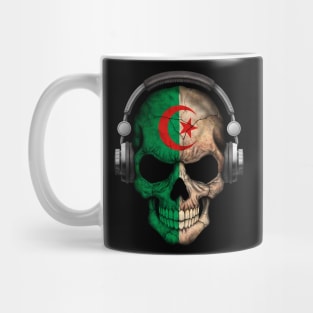 Dark Skull Deejay with Algerian Flag Mug